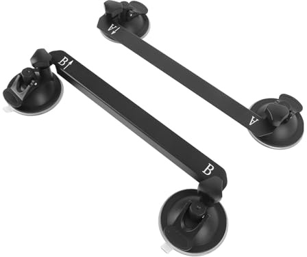 SUNGOOYUE Supporto a Ventosa per Parabola Satellitare da Guida Versatile Compagno Ideale di Rete Mobile per Auto, Materiale in Ferro ABS