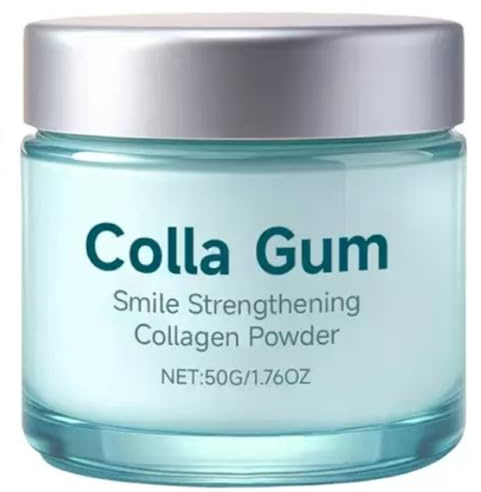 Velvedo colágeno polvo de refuerzo dental sonrisa fórmula de refuerzo de polvo portátil chicle para mejorar la confianza en la sonrisa