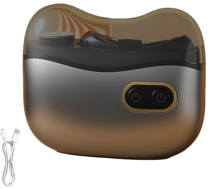 Coupe-Ongles et Polisseur Électrique 2-en-1 Rechargeable avec Lumière LED, 2 Vitesses - Coupe Ongle Électrique pour Pieds et Mains, Convient aux Personnes Âgées, Adultes et Enfants (Gris)