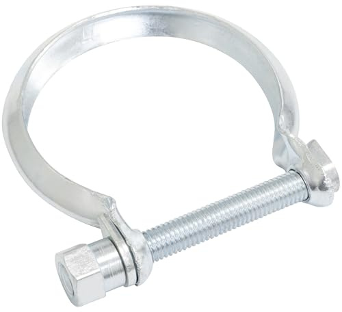 AERZETIX Abrazadera de escape de brida Ø77 mm compatible con números OEM 8200157364/7703083456 / 171389/5801869051 / 2067400QAA / 1725787/9109663 / 9161920/9109363
