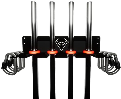 Langhantel Wandhalterung 28–32 mm – Hantelstangenhalter Wand aus Stahl, Extrem Stabil & Platzsparend, für Home Gym & Fitnessstudio, Made in Spain