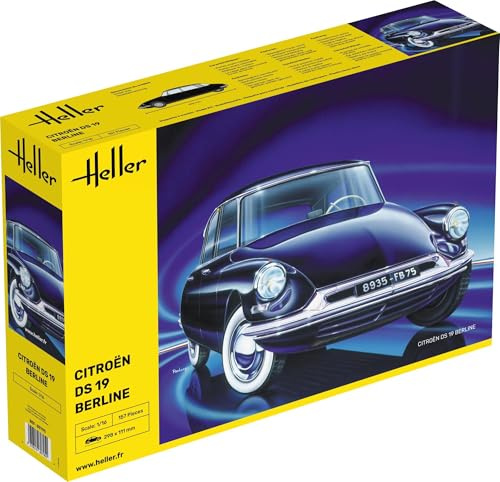 Glow2B Heller 80795 modellbyggsats Citroën DS 19, svart