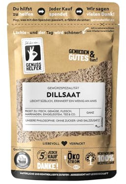 Bremer Gewürzhandel Dillsaat, ganz, Dillsamen zum Kochen und Backen, 100g