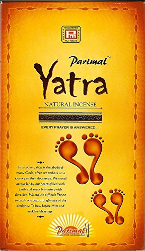 YesMandala Incienso Parimal - Yatra - 12 Cajas de 17g -