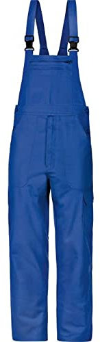 Wellwork - Basic Cargo-Latzhose Arbeitslatzhose Arbeitshose Kornblau 100% Baumwolle Gr.42-68/24-30/90-110 (102, Kornblau)