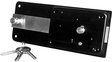 Yale Serratura meccanica ferroglietto da applicare per porte in legno Y6615160 acciaio verniciato, entrata 60mm