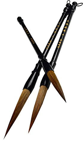 Fendawn Strive 3 st utmärkta kinesiska kaligrafiborstar Kanji japansk Sumi ritborste