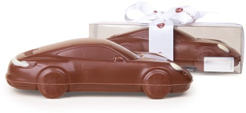 Porsche 911 Carrera - Auto aus Vollmilchschokolade | Geschenk für Autoliebhaber | Kinder | Erwachsene | lustige Geschenkidee | Mann | Frau | Vatertag