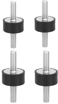 DEWIN Stoßdämpfer, 4 Stück M6 Gummihalterungen Male Anti Vibration Silentblock Auto Boot Spulen (VV20*10 M6*18)