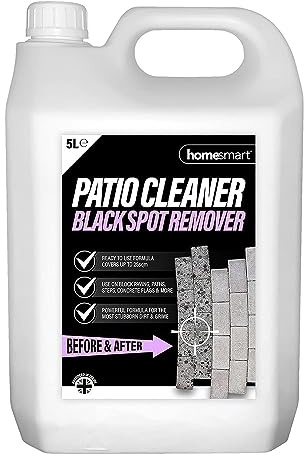 Homesmart - Black Spot Patio Cleaner, Mould Remover, Driveway Cleaner, Stone Block Paving - 5000ml