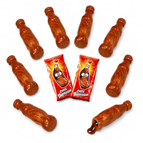 119,80 €/KG Colaflaschen KAUGUMMI 10er PACK Cola Flasche mit flüssiger Füllung Colageschmack