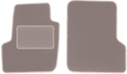 Wielganizator Automatte – Passend für Jeep Wrangler TJ SUV 1996-2006 – Velours – Autozubehör - Praktische Fußmatte Auto – 2-teilig - beige