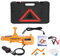 VOBOR Cric Elettrico per Auto, 3T Kit di Attrezzi per Martinetto 12V, Universale Kit di Cric Sollevatore Automatico per Veicoli, SUV, Regolabile Altezza 12-42 cm