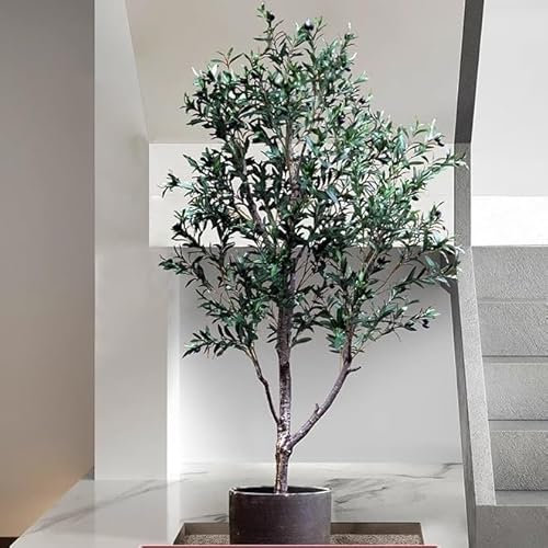 Sohodoo Künstliche Olivenbäume, Simulation gefälschter Olivenblumen, künstliche Pflanzen for drinnen und draußen, for Zuhause, Büro, Party, gefälschte Grünpflanzen (Size : 2.5mx2m)