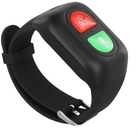Getdoublerich Smartwatch für ältere Menschen, Fallerkennung Positionierung Smart Watch, Herzfrequenz und Blutdruck Gesundheit