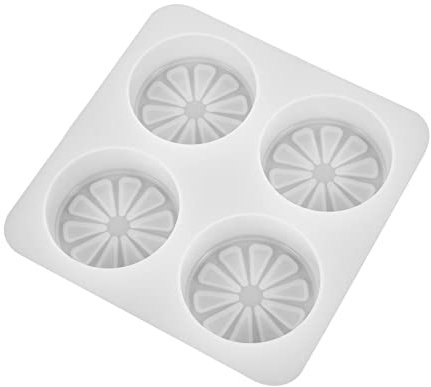 Operitacx Silicone Lemon Slice Mold DIY Handmade Soap Mold Practical Candle for Soap Making Home Use Creative Shapes