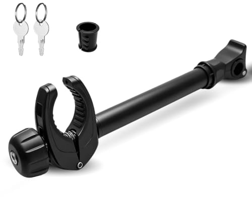 Porte-vélo de montage sur cadre, bras de support pour 1er vélo, porte-vélo avec attache pour vélo, fermeture sécurisée et antivol lors des déplacements. (45cm Longueur)
