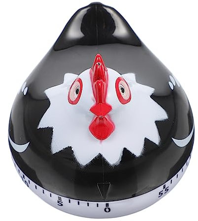 MAGICLULU Lovely Chicken Countdown Timer Kitchen Mechanical Timing Device Digital Timers for Cooking