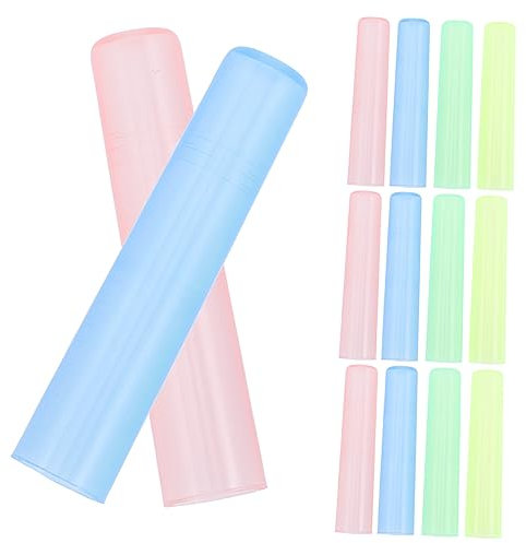 DINHEAROM 100pcs Pencil Caps Pencil Tip Protective Covers for Boys School Stationery Accessories