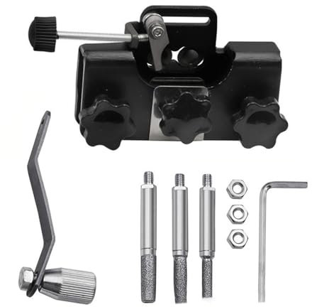 Chainsaw Sharpener Jigs Kits Portable Fast Chainsaw Sharpening Tool Manual Chain Sharpener Attachment for Chain Garden