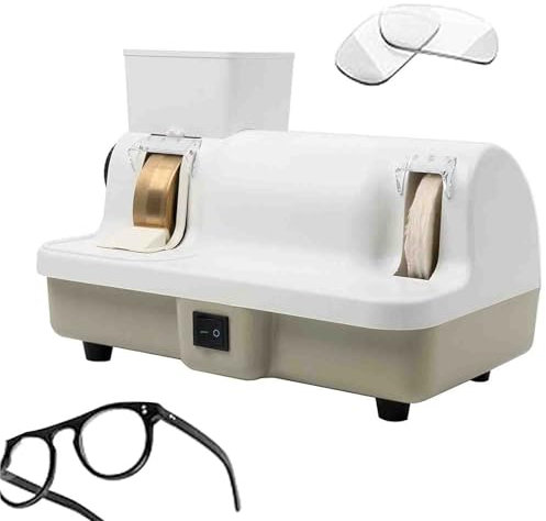 Canteadora manual for gafas, canteadora óptica manual, cortadora de gafas, rectificadora de lentes manual 3 en 1, cortadora de ranuras ásperas/finas/en forma de V, for tienda de óptica.