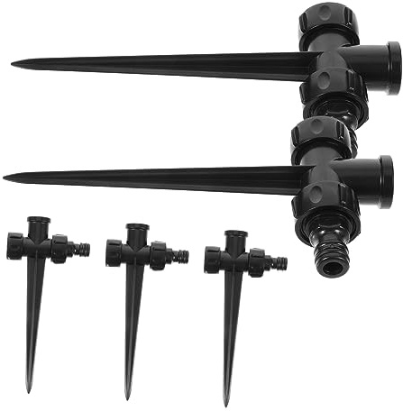 ifundom 5pièces Piquets Arroseur Plastique Robuste Multi-usages pour Jardin Pelouse Et Terrasse Lot de Piquets Arroseur