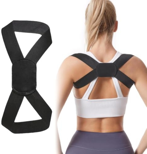 MIRKUZI Busti ortopedici 1 Correttore Posturale, Correttore Schiena Dritto, Cintura di Supporto per la Schiena per Uomo e Donna, Correttore Schiena