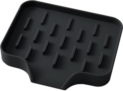 Jabonera de Baño Bandeja Jabonera Silicona Flexible Y Antideslizante Ahorra