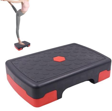 Aerobic step board - Workout stepper | Aerobic fitness - step board | Stepper height adjustable and non-slip for aerobics, gymnastics and fitness. Non-slip steps for body shaping.