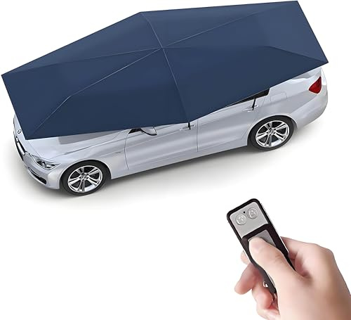 Cochera portátil totalmente automática con control remoto, tienda móvil para protección de coche al aire libre