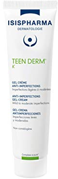 ISIS Pharma TEEN DERM K 30ml -Anti Acne Serum for Oily skin with imperfections, Sebo-regulating cream