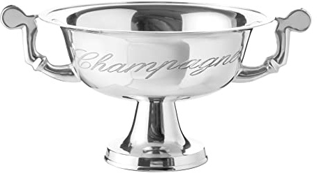 invicta INTERIOR Exklusiver Sektkühler Champagne 65cm Silber poliert Flaschenkühler