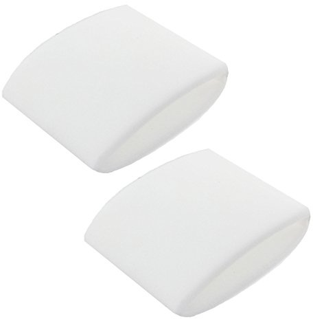 SPARES2GO Sponge/Foam Filter Sleeve for Earlex WD1000 WD1100 WD1200 Wet'n'Dry Vacuum cleaner (Pack of 2)