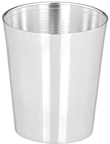 Becher Köln H 13 cm | Silber Plated | Hochglanz versilbert | Für Getränke & Blumen | Edles Geschenk