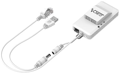 Vonets VAP11AC 2.4GHz+5GHz Smart Mini WiFi Bridge/Mini Ponti Wireless/WiFi Repeater/Wireless AP/Wired to WiFi Adapter 1200Mbps con Cavo Ethernet RJ45, Un Buon Partner per Stampanti e Fotocamere