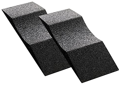 PROFIMAT® 2X Premium Reifenschoner 13-18 Zoll/bis 185er Breite | 60x20x6,5 cm | Gummigranulat – Reifenwiege schmal