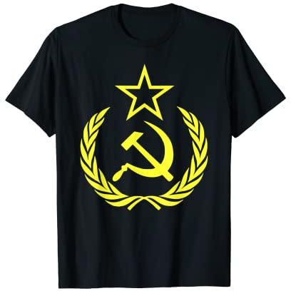 CCCP Sowjetische UdSSR Hammer- und Sichelkommunismus T-Shirt