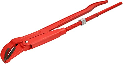KOTARBAU® Eckrohrzange 45° „Schwede“ 2 max. Rohr - Ø 80 mm aus Chrom-Vanadium-Stahl Rohrzange Wasserrohrzange Wasserpumpenzange