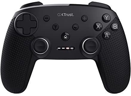 Trust Gaming GXT 542 Muta Manette Switch & PC sans Fil Bluetooth / 2.4GHz / USB, 75% Matériaux Recyclés, Batterie Rechargeable, pour Nintendo Switch Oled, iOS, Android, Consoles, Windows 10/11
