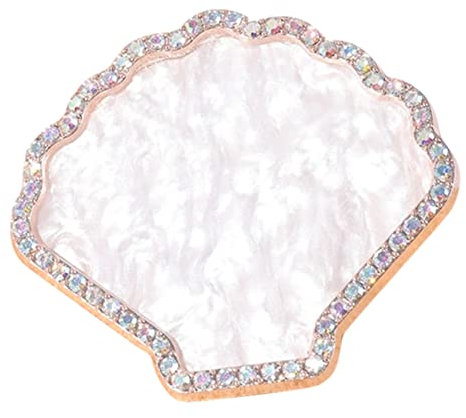 Beaupretty Vassoio Per Nail Art Resina Decorativa Con Piastra Espositiva Per Unghie Palette Di Colori Per Manicure e Decorazioni Adatto Per Professionisti e Uso Personale