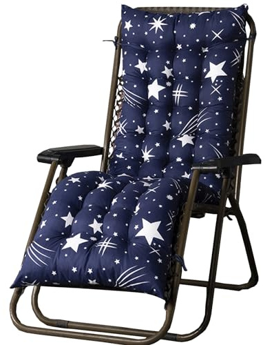 Coussin De Chaise Longue De Jardin Pour Bain De Soleil, Matelas Pour Transat Relax Lounge(F,160x48cm/62.9x18.8in)