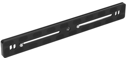 Gugxiom Aluminum Alloy 30cm Arrow Storage Case Rail Sliding Plate, DSLR Camera Arrow Storage Case Plate with 1/4in 3/8in Screw Hole, for Arca Mount Standard for Tripod and Stabilizer
