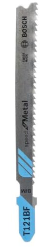 Bosch 25x Stichsägeblatt T 121 BF Speed for Metal (für Stahlbleche, Professional Zubehör Stichsäge)