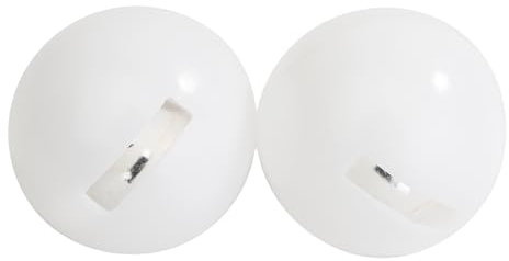 Meyco Baby-Rasseln 2,6 cm weiß 2 Stück