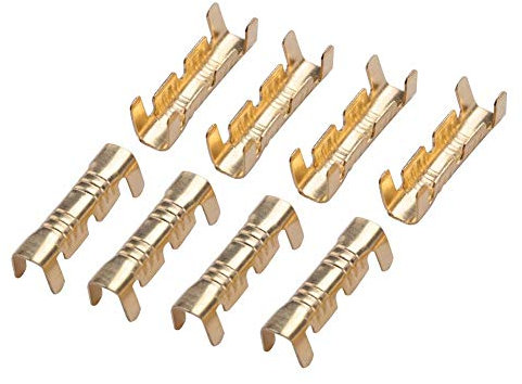 Pala rapida Engarce de empalme Terminales 0.5-1.5mm Latón Conector de acoplamiento Línea Presionando el botón Cableado rápido Terminales cuadrado, paquete de 100