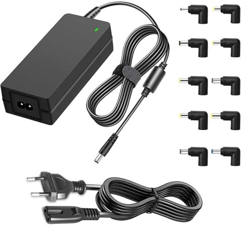 19V 3.42A Chargeur Universel pour Ordinateur Portable AC à DC 19Volts Adaptateur Secteur 65W pour 19V 3.16A 2.37A 2.1A HP Acer ASUS Lenovo Gateway PC Portable.