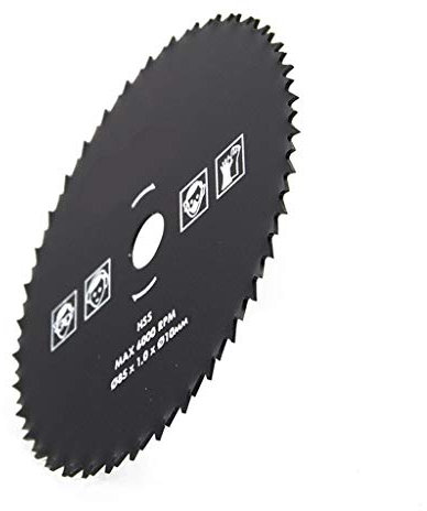 TGRTY Lames de scie Circulaire de Finition Ultra Fine 1pcs 85mm revêtement nitrure Circulaire Lame de scie Bois/métal Coupe Bois Disque de Coupe Lame de scie Lame de scie Circulaire tranchante