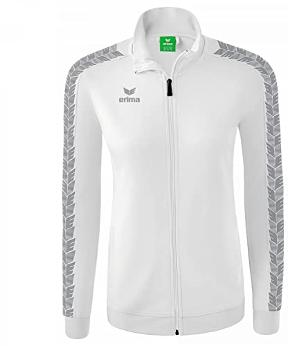 Erima dam Essential Team Tracktop Jacka (2032216), vit/monument grey, 40