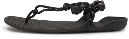 Xero Shoes Men's Aqua Cloud Barefoot Water Sandals, Black, 11