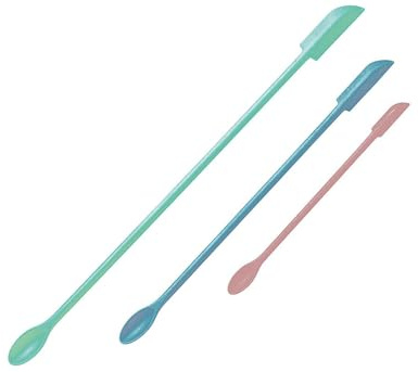Westmark Restelöffel Slim – praktische Spatel für Reste in Gläsern und Flaschen, gegen Verschwendung von Lebensmitteln, kleine Spachtel – Silikon, BPA-frei, 3 Stück, Rot/Silber